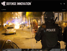 Tablet Screenshot of defenseinnovation.com